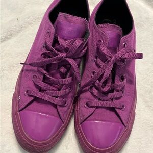 Women's Purple Canvas Sneakers